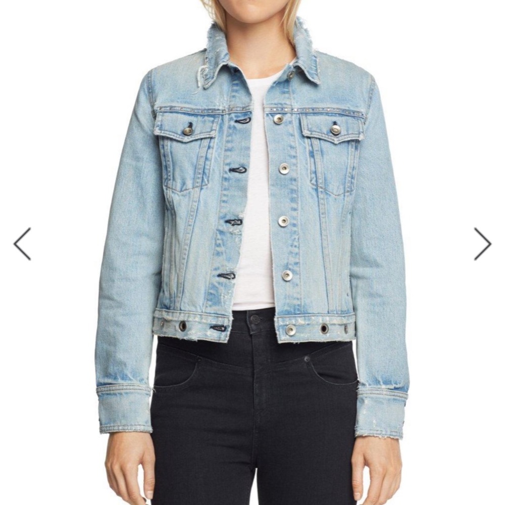 rag & bone Light Blue Denim Jacket